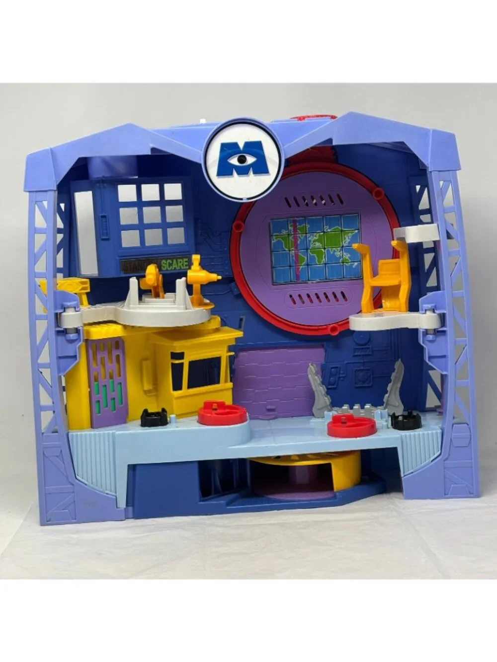 IMAGINEXT Monsters University Scare Factory Playset Mike Sully Cake Toppers 2012